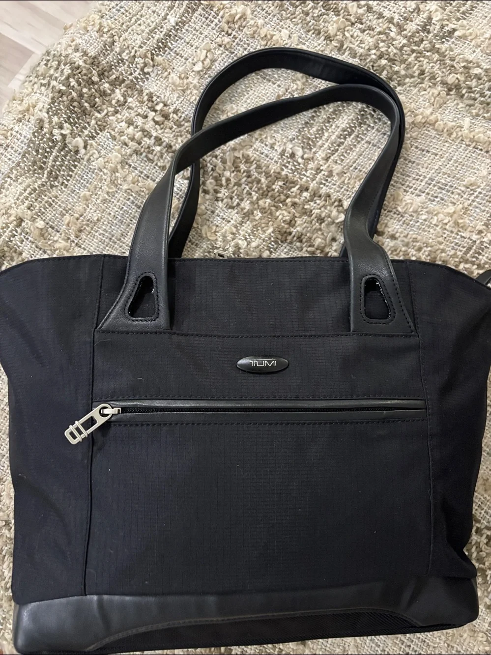 Tumi black nylon